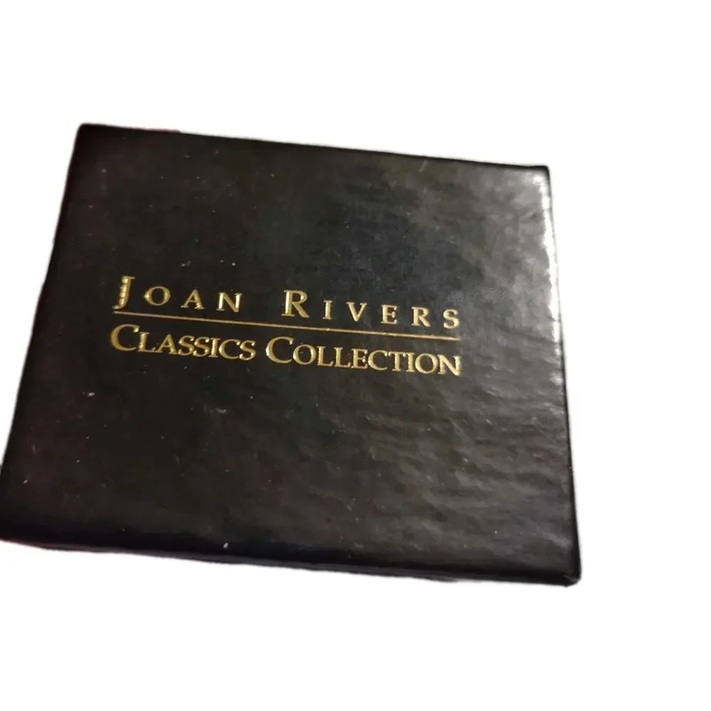 Joan Rivers Animal Print Enamel Ring Size 7 Signed New In Box Gold Tone - Picture 3 of 4